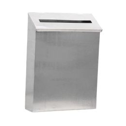 Wall Mount Mailbox, Large Capacity Mail Box, Metal Post Box, Mailboxes for Outside, 8.66''x2.36''x11.42''