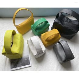 Evening Bags Color Leather Box Bag Lady's Handbag -selling Female Lunch Litchi Grain Pattern Soft Cow Purses Handbags