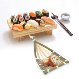 Dinnerware Sets Bamboo Refrigeration Plate Home Decor Decorative Cold Cuts Decoration For Sushi Display Sashimi Basket Baskets Household