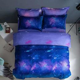 Bedding Sets Home Textile Starry Sky Fashion Dream Quilt Cover Pillowcase 3-Piece Set