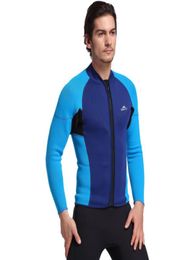 New arrival 3mm neoprene long sleeve diving jacket professional wetsuit for men 2 Colours jacket only9023406
