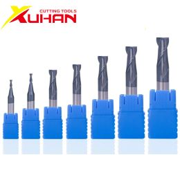 HRC50 2 Flute carbide end mill 1 2 3 4 5 6 8 10 12 Alloy Carbide Milling Tungsten Steel Milling Cutter EndMills cutting tools