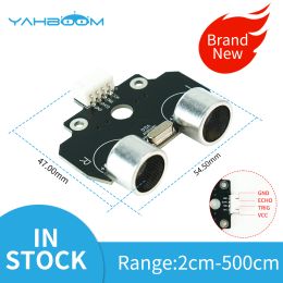 Yahboom Horizontal Ultrasonic Measuring Sensor Distance Module with XH2.54-4Pin Port for Smart Car and DIY Electronic Project