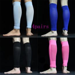 2023 Football Sock Breathable Without Feet Socks Professional Shin Guards Fixed Leg Warmers Foot Package To Protect The Calf