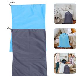 Laundry Bags 2 Pcs Travel Bag Household Polyester Waterproof Pouch Home Decor Large Clothing Clothes Hamper