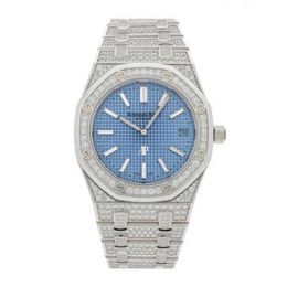 Men AudemPigut Watch Pigue Apf Factory Royals Oaks Automatic Gold Diamond Watch 15202bc.zz.1241bc.02IDSW