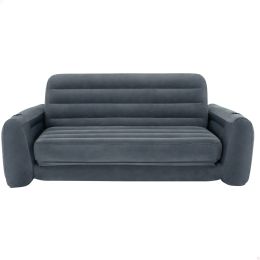 INTEX Double Folding Lazy Inflatable Sofa Bed for Two with Terrace Couch Sofas Garden and Outdoor Furniture Home Armchair Game