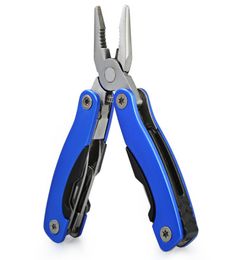 Whole AA3 9 in 1 Foldable Knife Multifunctional Plier Portable Outdoor Survival Stainless Steel Hand Tools Bottle Wrench Plier5294355