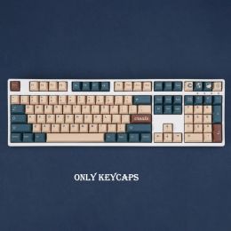 Accessories GMK Earth Tones Large Set Keycap Cherry Profile DYESUB English Keycaps For Mechanical Keyboard 61/64/68/75/84/87 Layout keycaps