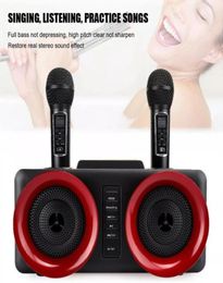 SD307 Family Ktv Mobile Phone Portable Wireless Karaoke Outdoor Subwoofer Usb TfAuxRecordingmicrophone for Bluetooth Speaker4457697254409