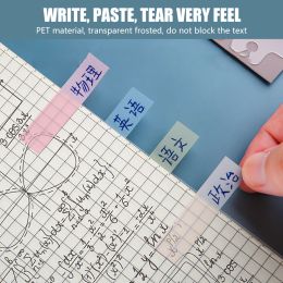 Transparent Index Tabs Flags Sticky Note Stationery Children Gifts Waterproof Self-Adhesive Memo Notepad School Office Supplies