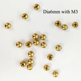 10Pcs/lot M3/M4/M5/M6/M10 Brass Female Ball Head Copper Inner Tooth Ball Nut, Light Cap Nut Cover, Lighting Accessories