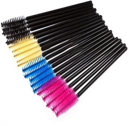 High Quality 400pcslot Eyelash Eye Lash Makeup Brush Mini Mascara Wands Applicator Disposable Extension Tool 9428625