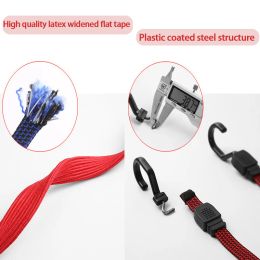 New Bicycle Accessories Elastics Rubber Luggage Rope Cord Hooks Bikes Rope Tie Bicycle Luggage Roof Rack Strap Fixed Band Hook