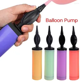 Party Decoration Hand Balloon Pump Portable Air Inflator Push Randomly Colour For Foil And Latex Balloons Festive Accessories