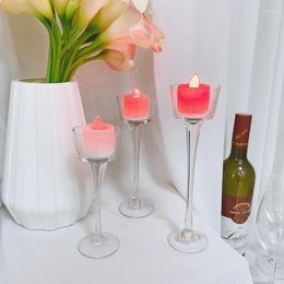 Candle Holders 2024 Beautiful Classic Glass Holder Wedding Bar Party Home Decoration Ornaments Fashion