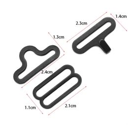 30Pcs/Set New Adjustable Cravat Clip Bow Tie Necktie Strap Sling Buckle Hook Fastener DIY Crafts Apparel Sewing Accessories