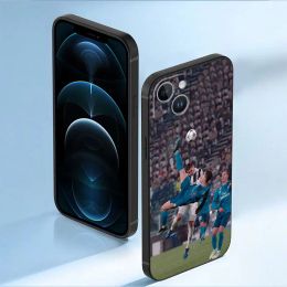 Cristiano Ronaldo Phone Case for iPhone 15 14 11 Pro Max 13 12 MINI XR XS X 8 7 Plus SE Funda Silicone Cover