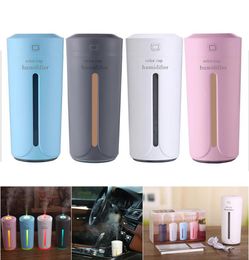 230ml Ultrasonic Air Humidifier Essential Oil Diffuser USB 7 Colour led lights Aromatherapy Humidifier Car Aroma Diffuser6242546