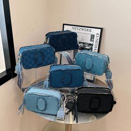 denim camera bag designer crossbody bags purse handbag women Vintage Canvas Shoulder Beach Bag Shopping Totes luxurys handbags 221216