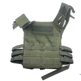 New Men JPC Tactical Vest Molle Vest Outdoor Hunting Airsoft Paintball Molle Vest With Chest Protective Plate Carrier Vest