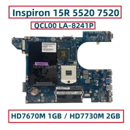 Motherboard QCL00 LA8241P For Dell Inspiron 15R 5520 7520 Laptop Motherboard With HD7670M 1GB / HD7730M 2GB CN04P57C 06D5DG 0N35X3