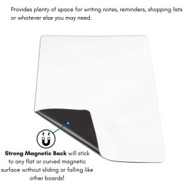 A2+A3 Magnetic Writing Dry Erase Whiteboard Memo Pad Drawing Board Fridge Stickers Calendar Recipes Messages Notes Markers