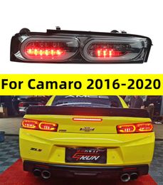 Car Tail Lights for Camaro 20 16-20 20 LED Lights Dynamic Signal Tail Light DRL Brake Reverse Taillight