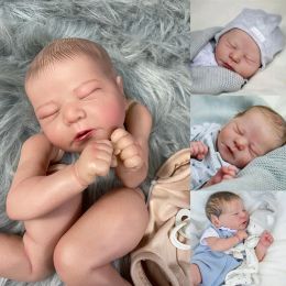 21Inch Chase Already Painted Reborn Doll Kit With Cloth Body 3D Painted Skin Mould High Quality Handmade Doll Parts