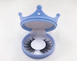 Latest Crowns Lash Box With Natural Siberian Real Mink Lashes Private Custom Label 16mm 20mm 22mm Mink Eyelash Discount Deal2100784