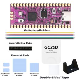 Raspberry PicoBoot Board IPL Replacement Modchip RP2040 USB TYPE-C For Nintendo Gamecube NGC with SD2SP2 Adapter GC2SD Card Read