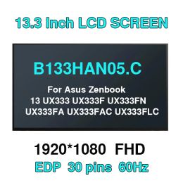 Screen Original B133HAN05.C for Asus Zenbook 13 UX333 UX333F UX333FN UX333FA UX333FAC UX333FLC Laptop Lcd Screen Display Matrix