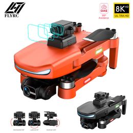 Drones New GPS Drone 4K 8K Professional HD Camera 3axis Antishake Gimbal Obstacle Avoidance Brushless Motor Foldable Quadcopter 1200M