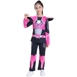 JXHJHBW Kids Mini Force X Cosplay Costume VOLT SAMI LUSI MAX Role play Top and Pants Mask Suit Halloween Party Fancy Dress