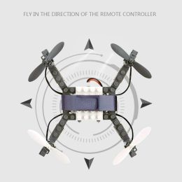 2022 Brand New Creative DIY Building Blocks RC Quadcopter MINI drone Detachable Clip Drone Aircraft Toys drone with camera