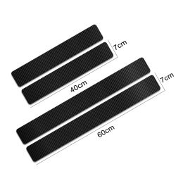 Car Door Threshold Sticker For Kia Rio K2 Optima Picanto Ceed Forte Cadenza K9 Auto Door Sill Protector Cover Accessories