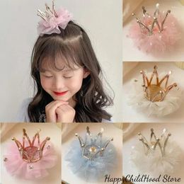 Hair Accessories Princess Kawaii Children Girls Hairpin Sweet Vintage Crown Clip For Kid Girl Party Decroative Pin Gift