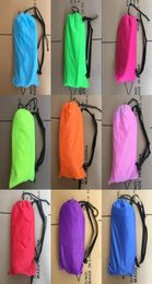 24070cm Inflatable Lazy Bag Air Sofa Nylon Laybag Air Sleeping Bag Camping Portable Beach Bed Lazy Bag Air Lounger C181106016036825416405