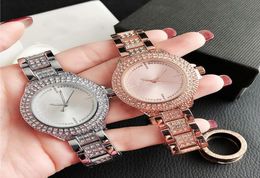 Brand Watches Women Girl crystal Big letters style Steel Band Quartz wrist Watch M906660609