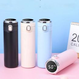 420ml Stainless Steel Thermos Bottle Smart LED Temperature Display Thermal Water Vacuum Flask Coffee Mug Insulate 240402