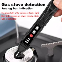 Gas Leak Detector Combustible Gas Detector Natural Gas Co2 Flammable Alcohol LPG Methane PPM LEL Analyzer Audible Visual Alarm