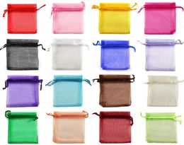 57 79 912 1318 1520cm Drawstring Organza bags Gift wrapping bag Gift pouch Jewellery pouch organza bag Candy bags package bag m7084590