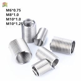 10PCS Fine Wire Insert M6*0.75 M8*1.0 M10*1.0 M10*1.25 Screw Bushing Thread Repair CN