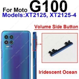 For Motorola MOTO G100 G200 On OFF Power Volume Buttons Side Key Replacement Parts