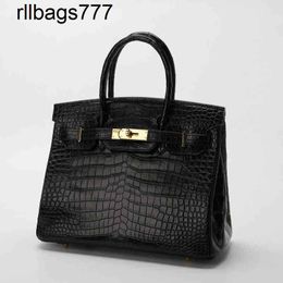 Handbag Designer Leather Bk Bag Women 2024 Crocodile Skin Womens Fashion Trend