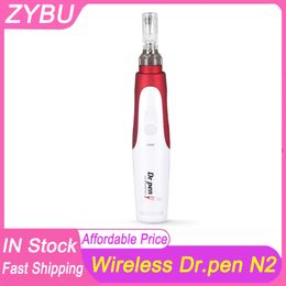 Dr Pen Ultima N2 2 Pcs 12Pins Needle Cartridges Multi-Funcational Wire Electric Derma Pen Micro Needles Dermapen Nano Tattoo MTS Machine Face Skin Care Mesotherapy