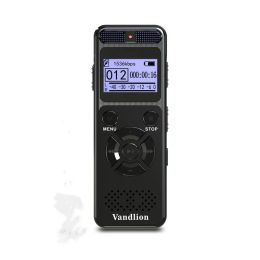 Recorder Vandlion 8GB Voice Recorder USB Flash Digital Audio Professional Voice Activated Support Memory Card 32GB Recording Dictaphone