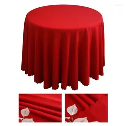 Table Cloth Pure Color Round Conference And Wedding Polyester For El Banquet Gray22