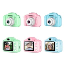 Mini Cartoon 2 Inch Educational Children Toys Portable Video Digital SLR Camera For Kid 0417A 0430