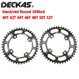 DECKAS Round 104BCD 40/42/44/46/48/50/52 T Getande Mountain Bicycle Wiel MTB bike for 8-12 speed crankset Aluminum Chainring